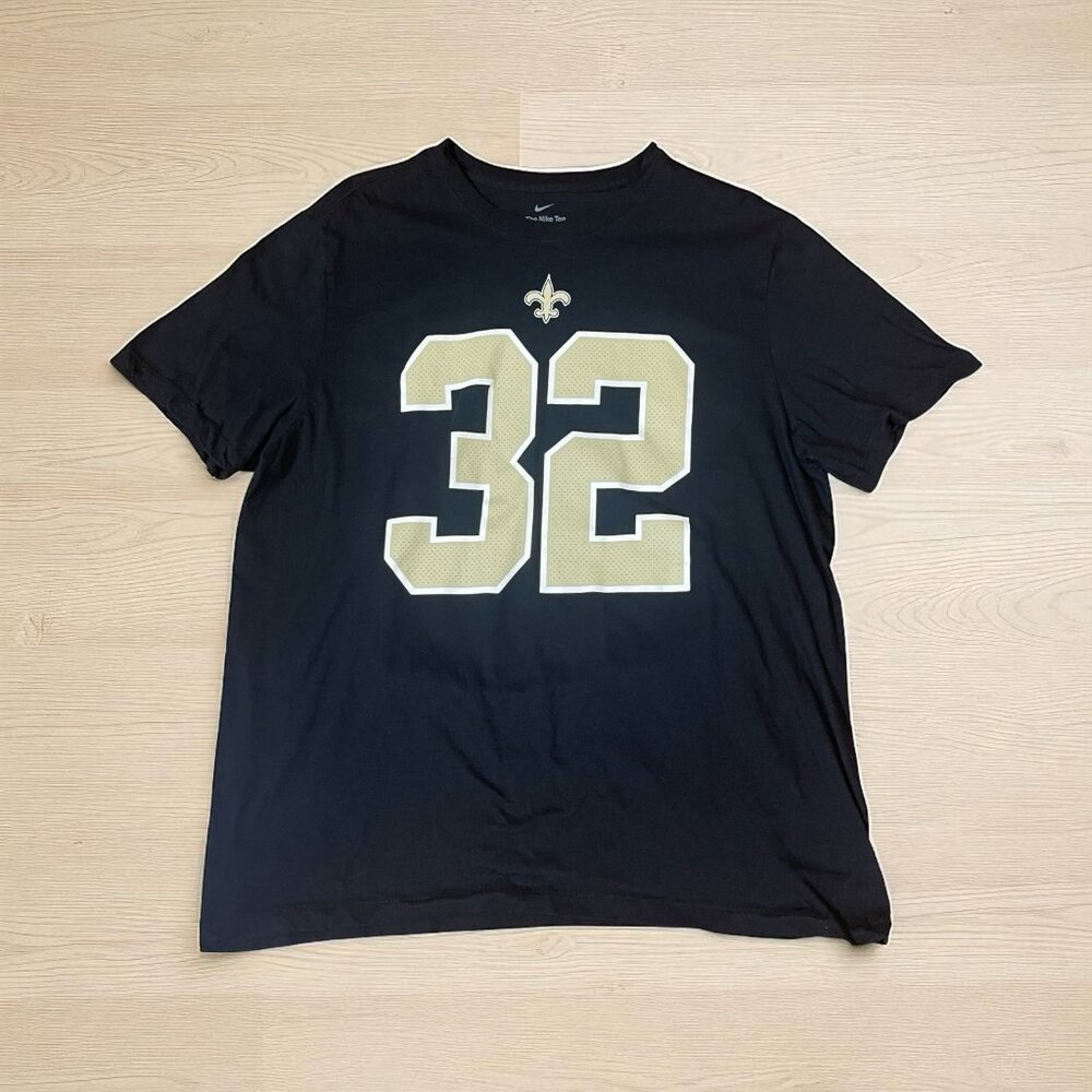 Nike NFL New Orleans Saints Tyrann Mathieu XL Football Tshirt #32 Black